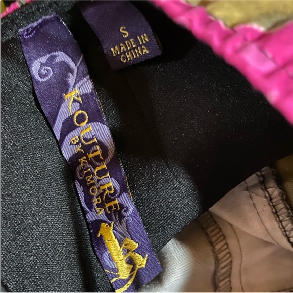 Kouture by Kimora Multicolor Patterned‎ Zip Front Mini Dress - Picture 10 of 12